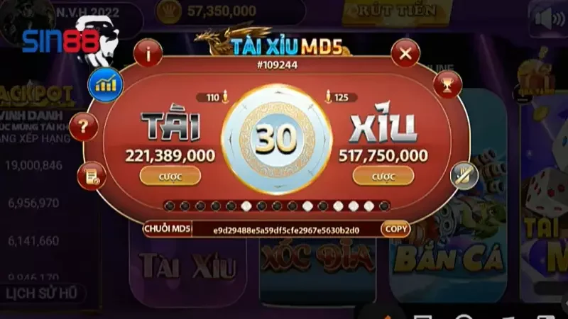 Kinh nghiệm chơi tài xỉu MD5